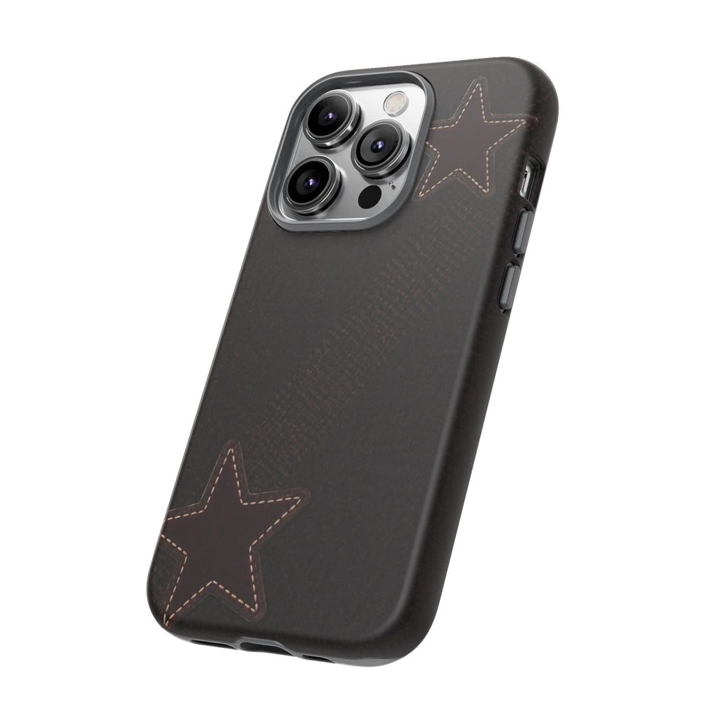 Rustic Stitched Star Phone Case
