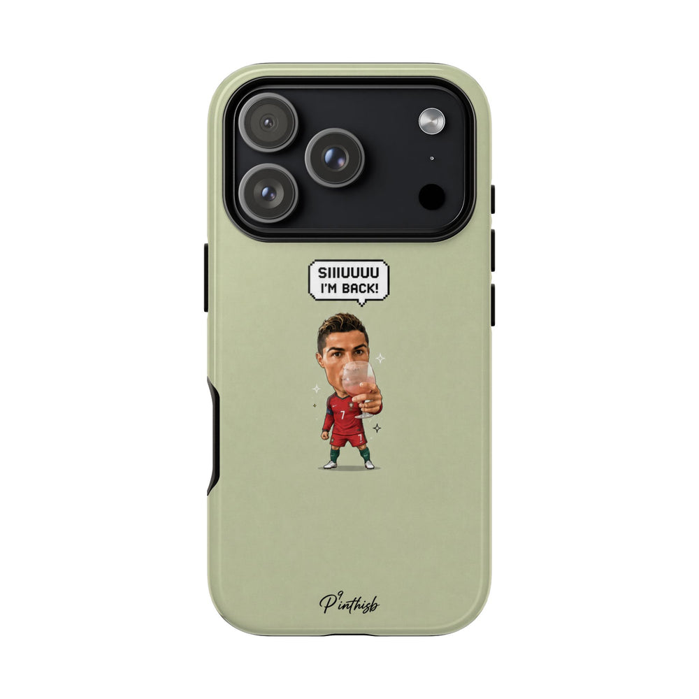 "SIIUUU, I'M BACK" CR7 Tough Phone Case
