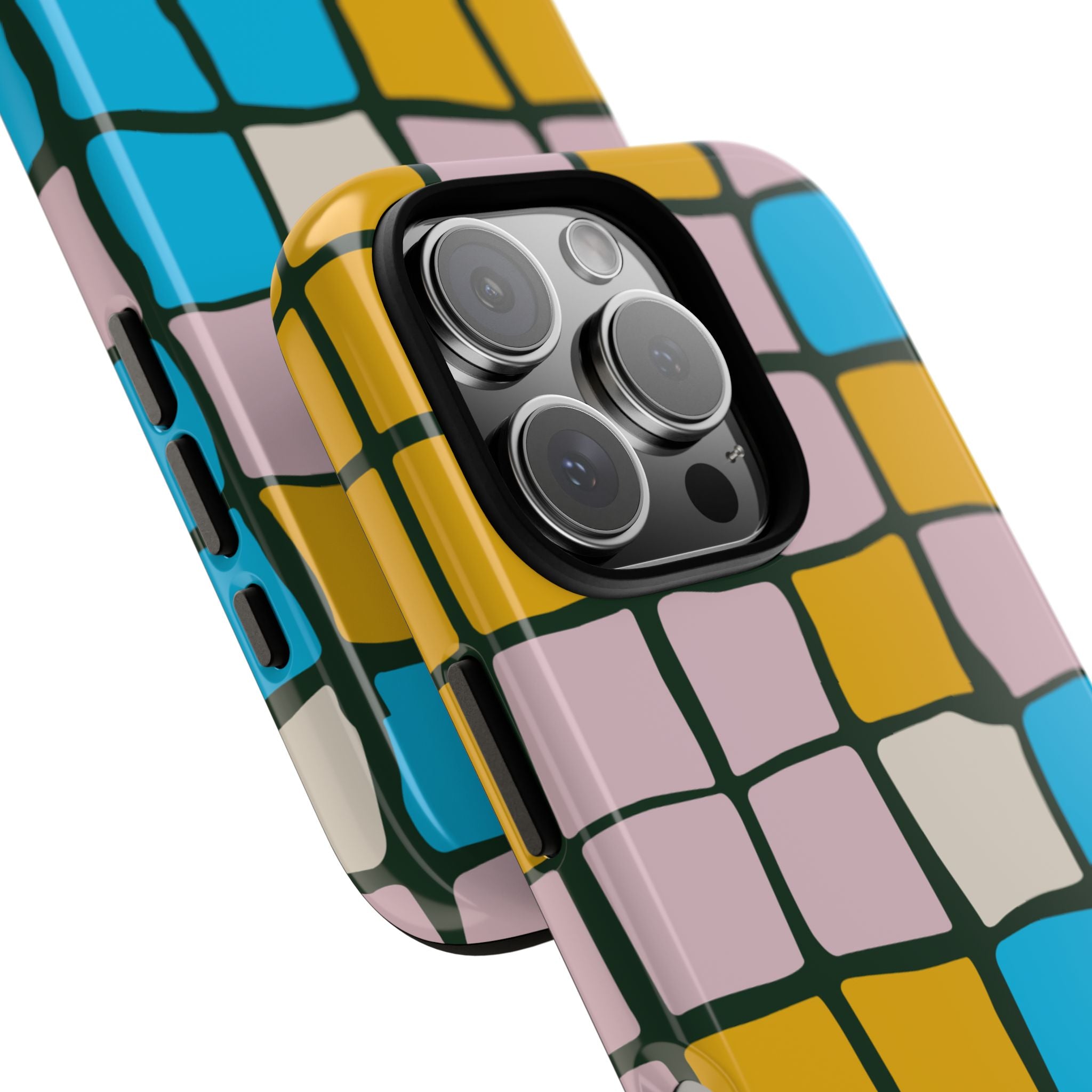 Color Grid Tough Phone Case