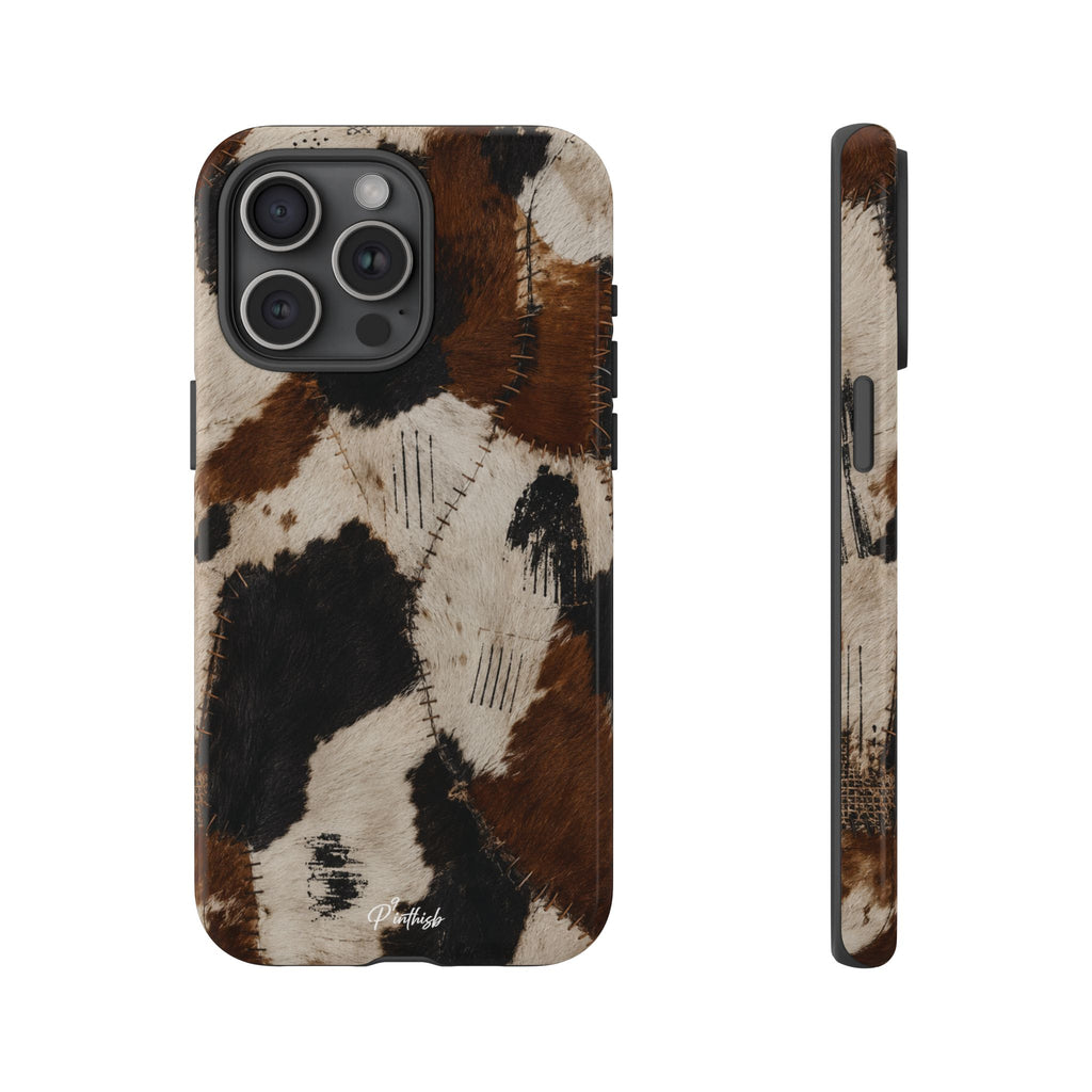 Brown & Black Animal Print Tough Case