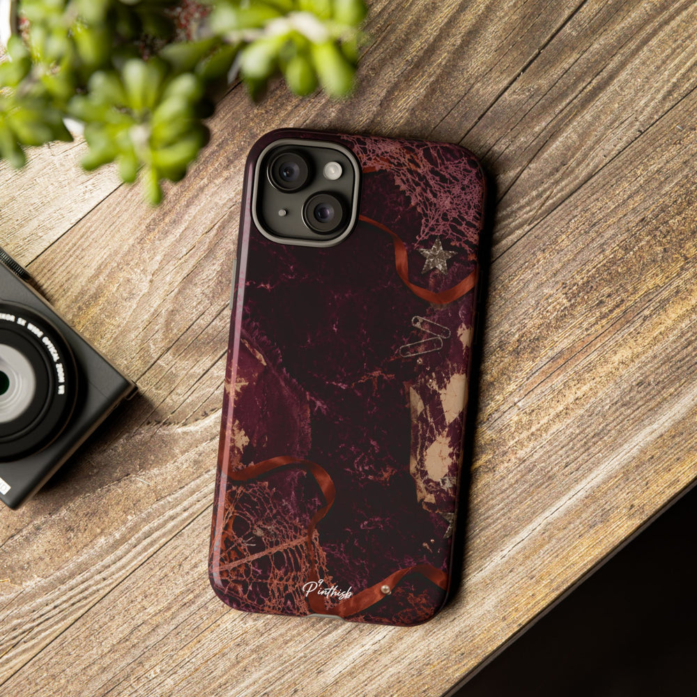 Dark Maroon Vintage Tough Case