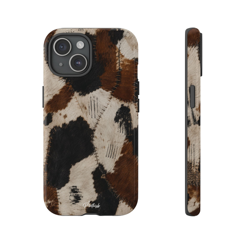Brown & Black Animal Print Tough Case