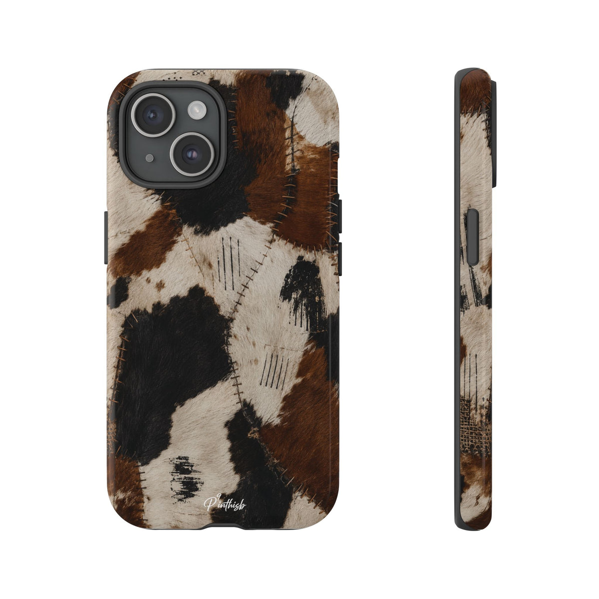 Brown & Black Animal Print Tough Case