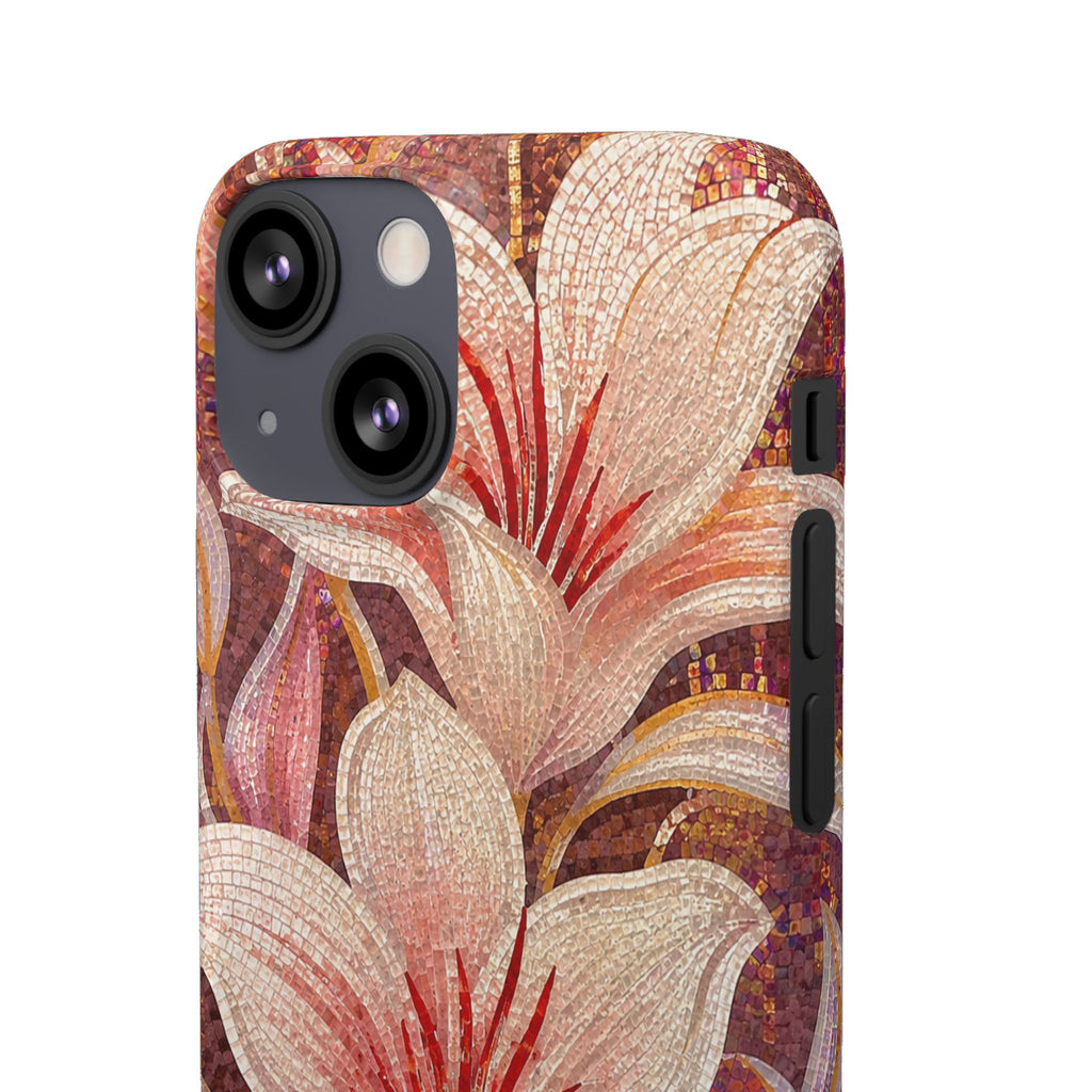 Floral Lily Snap Case