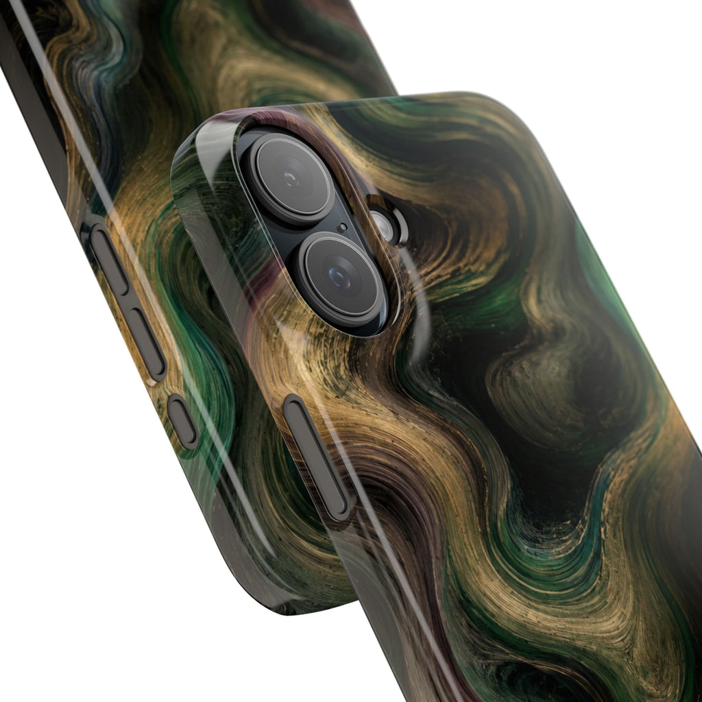 Marbled Forest Snap Phone Case