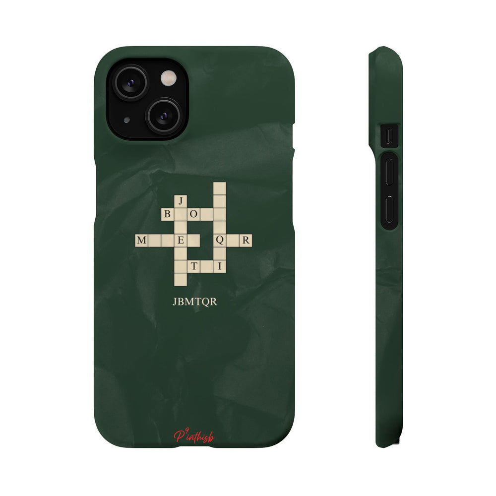 "JBMTQR crossword" Snap Phone Case
