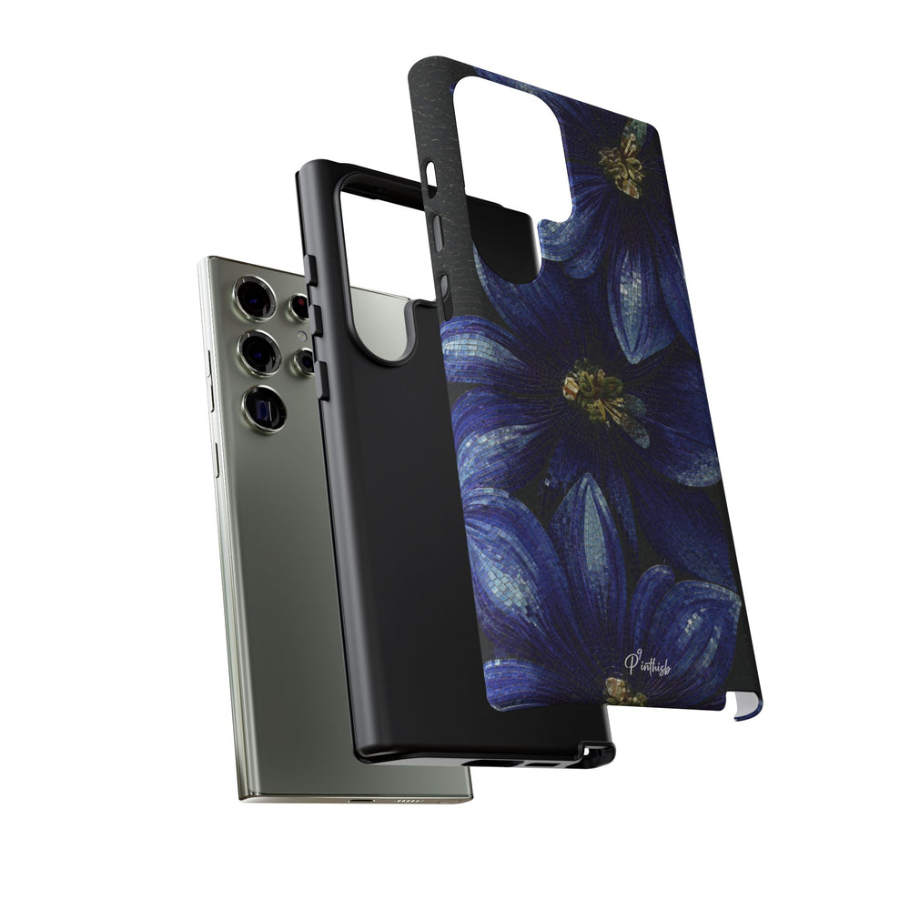 Blue Floral Tough Case