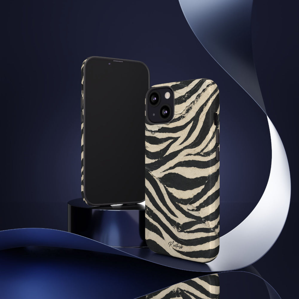 Zebra Stripe Tough Phone Case