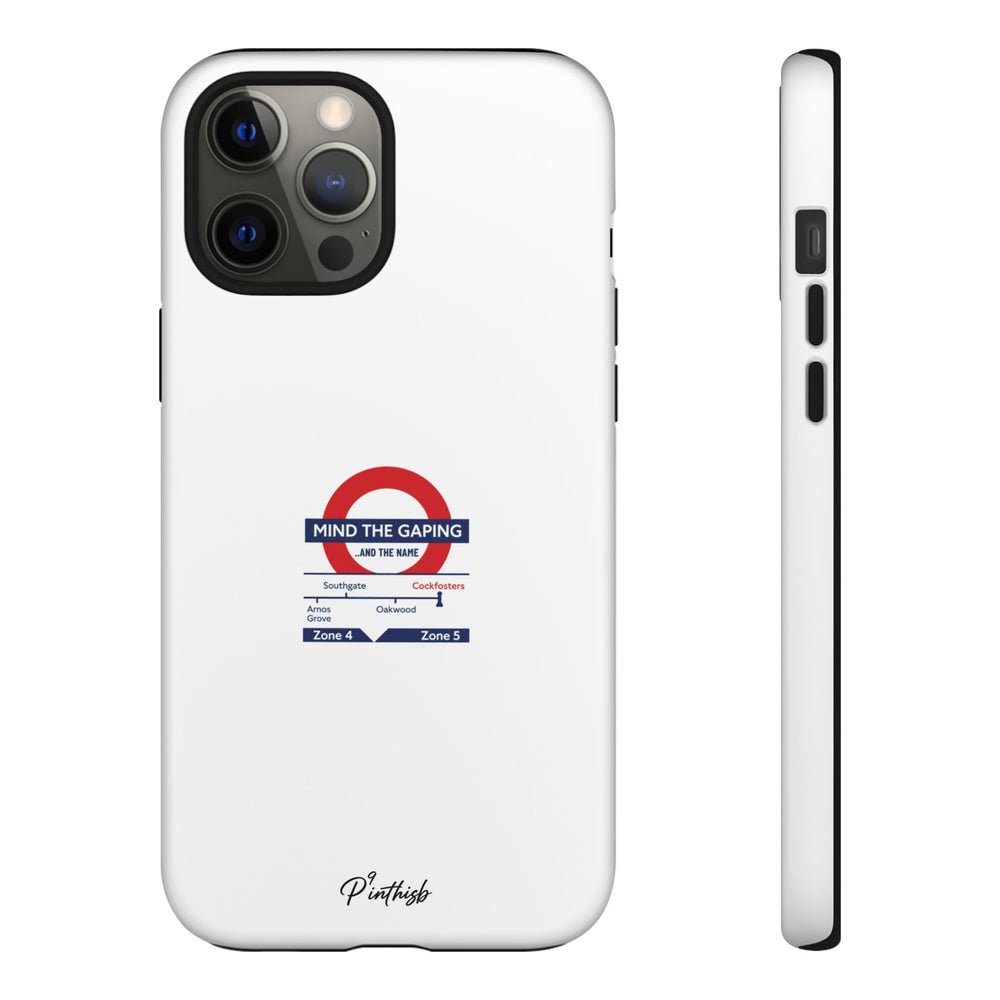 "Mind the Gaping" London Tube Parody Phone Case