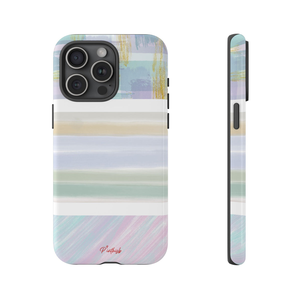 Pastel Stripe Tough Phone Case