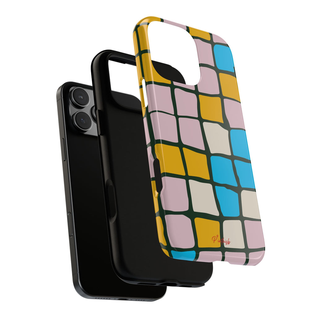 Color Grid Tough Phone Case