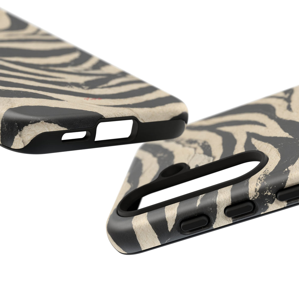 Wavy Peach & Mauve Tough Case