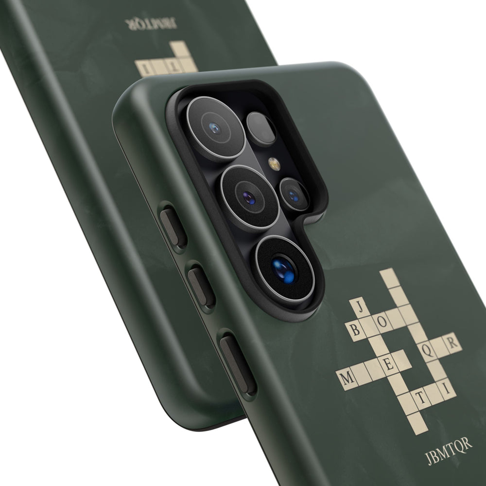 "JBMTQR crossword" Tough Phone Case