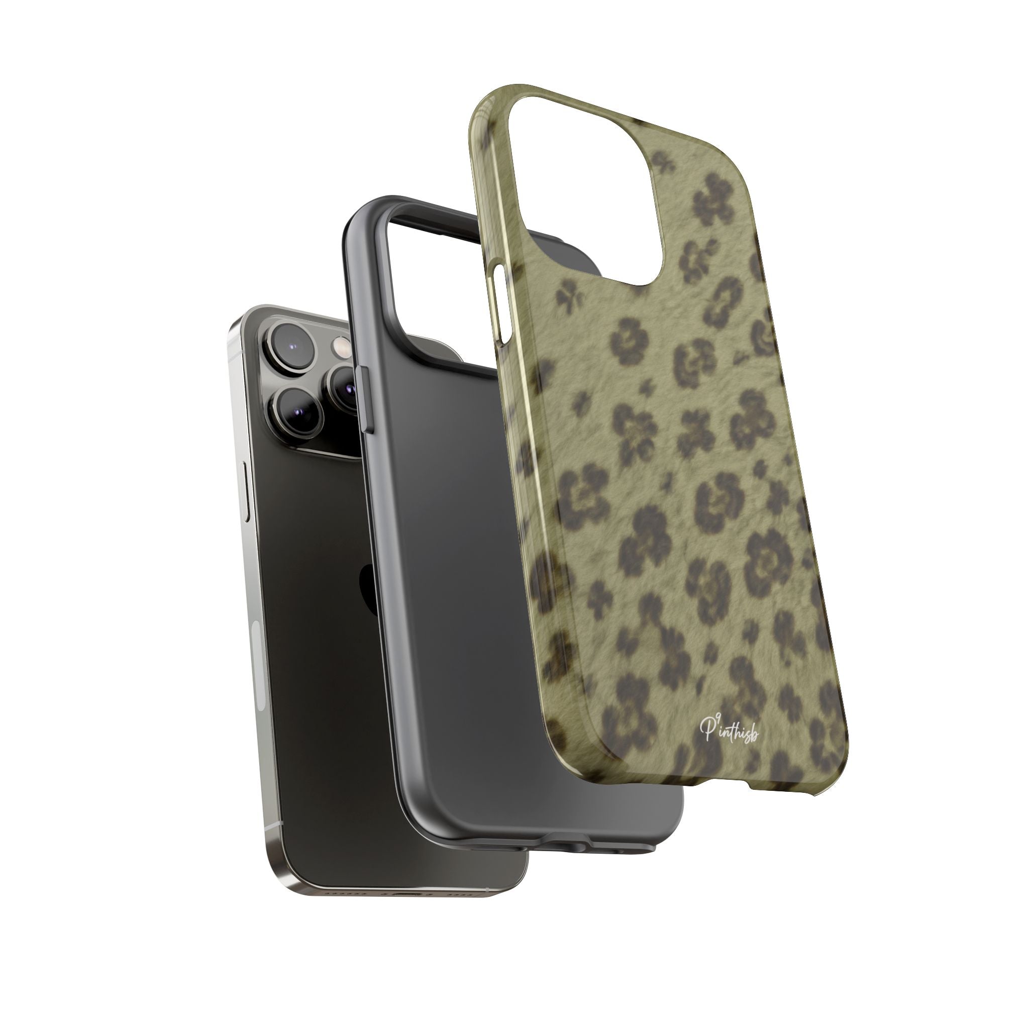 Olive Leopard Print Tough Case