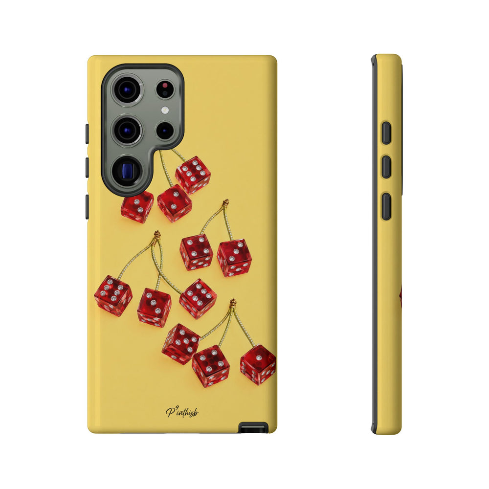 Cherry Dice Tough Phone Case