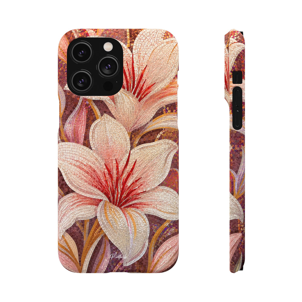 Floral Lily Snap Case