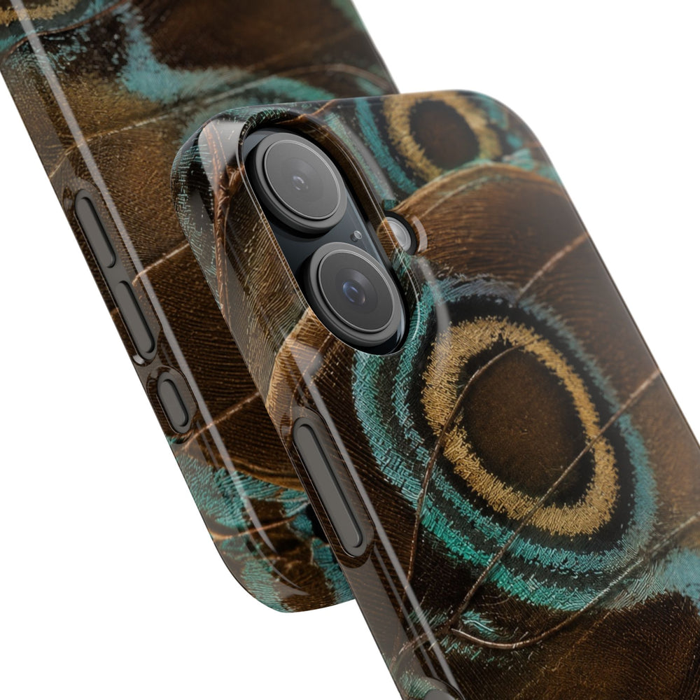Peacock Feather Pattern Snap Case