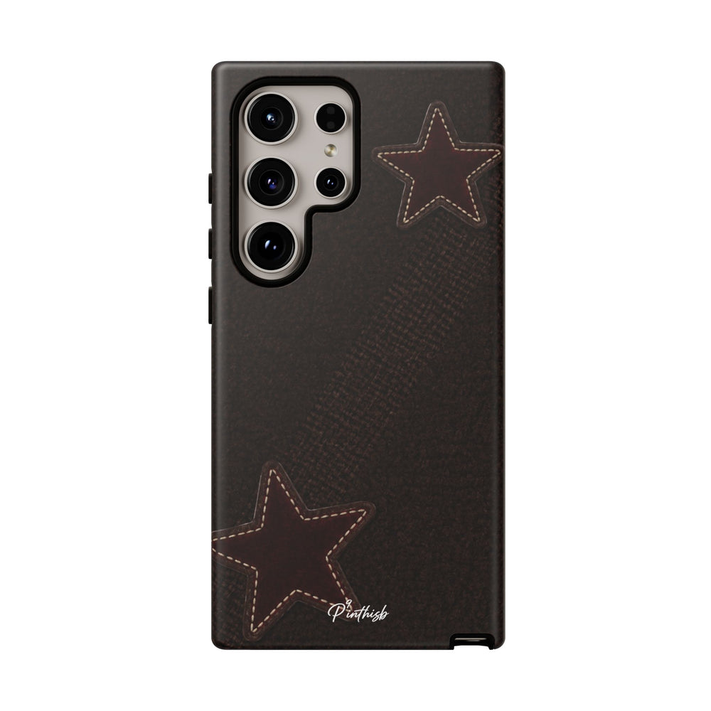 Rustic Stitched Star Phone Case