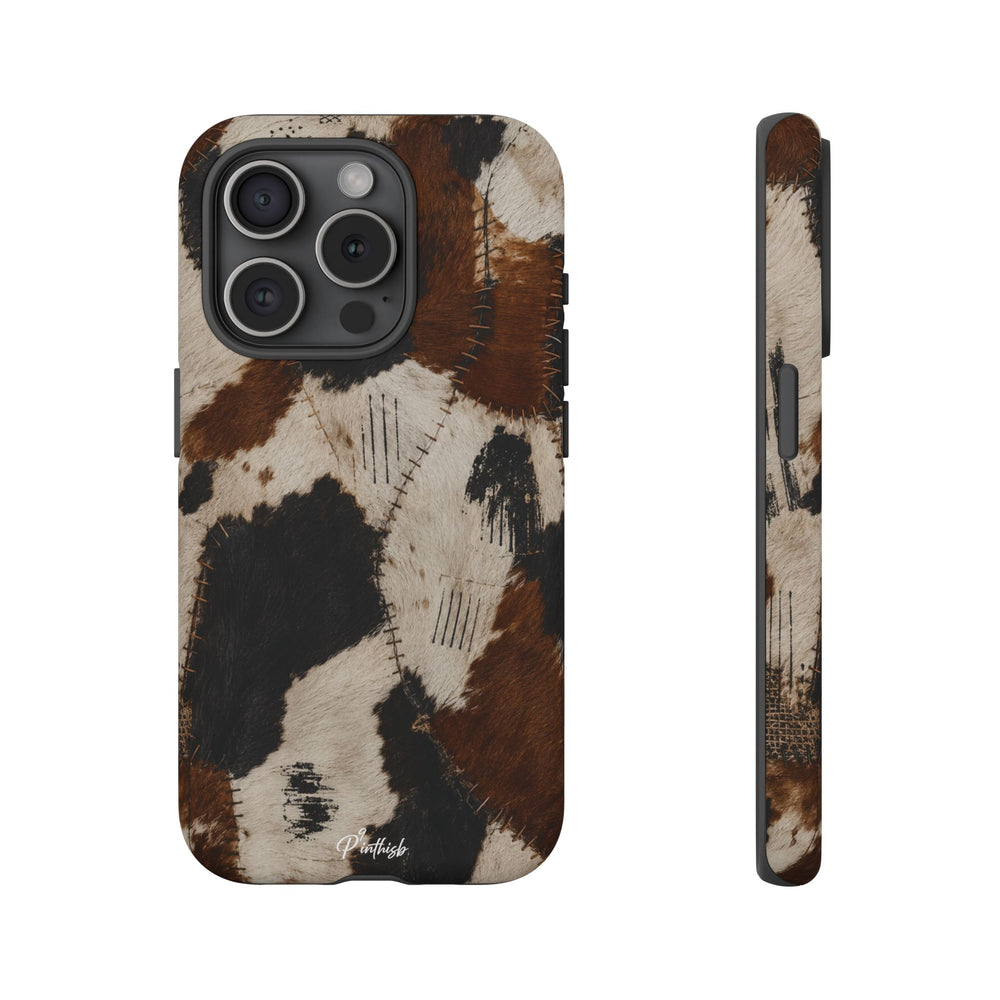 Brown & Black Animal Print Tough Case