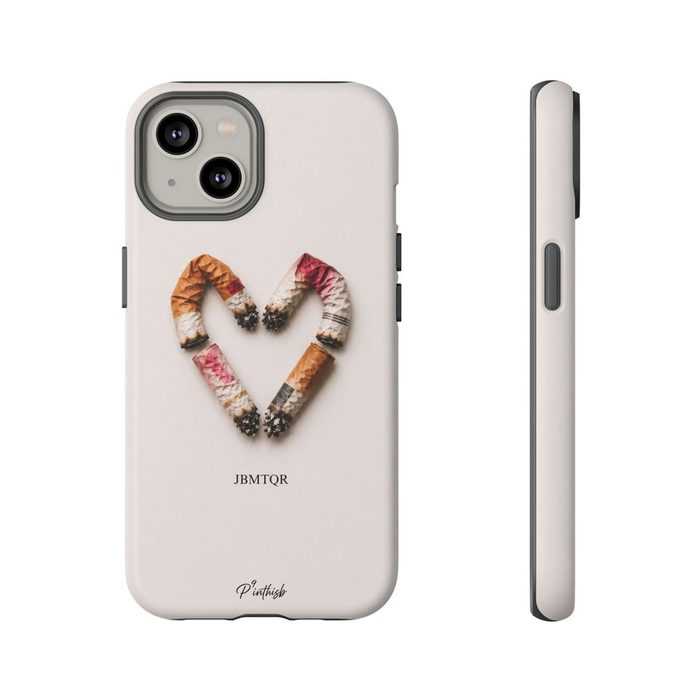Cigarette Heart Butts "JBMTQR" Tough Case