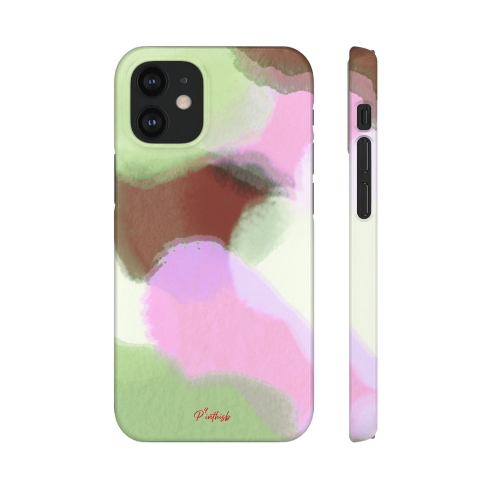 Abstract Pastel Camouflage Snap Phone Case