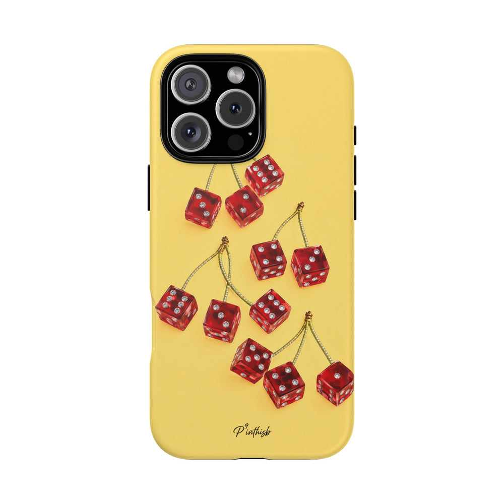 Cherry Dice Tough Phone Case