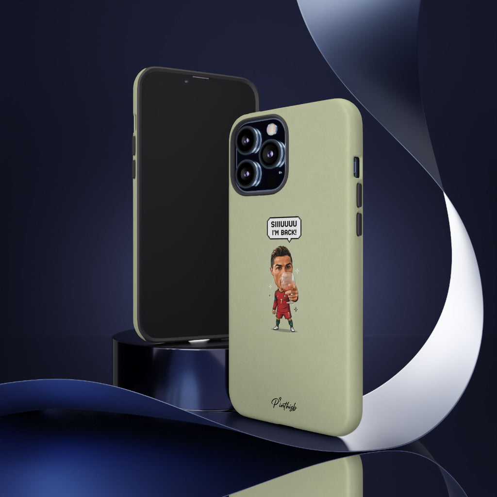 "SIIUUU, I'M BACK" CR7 Tough Phone Case