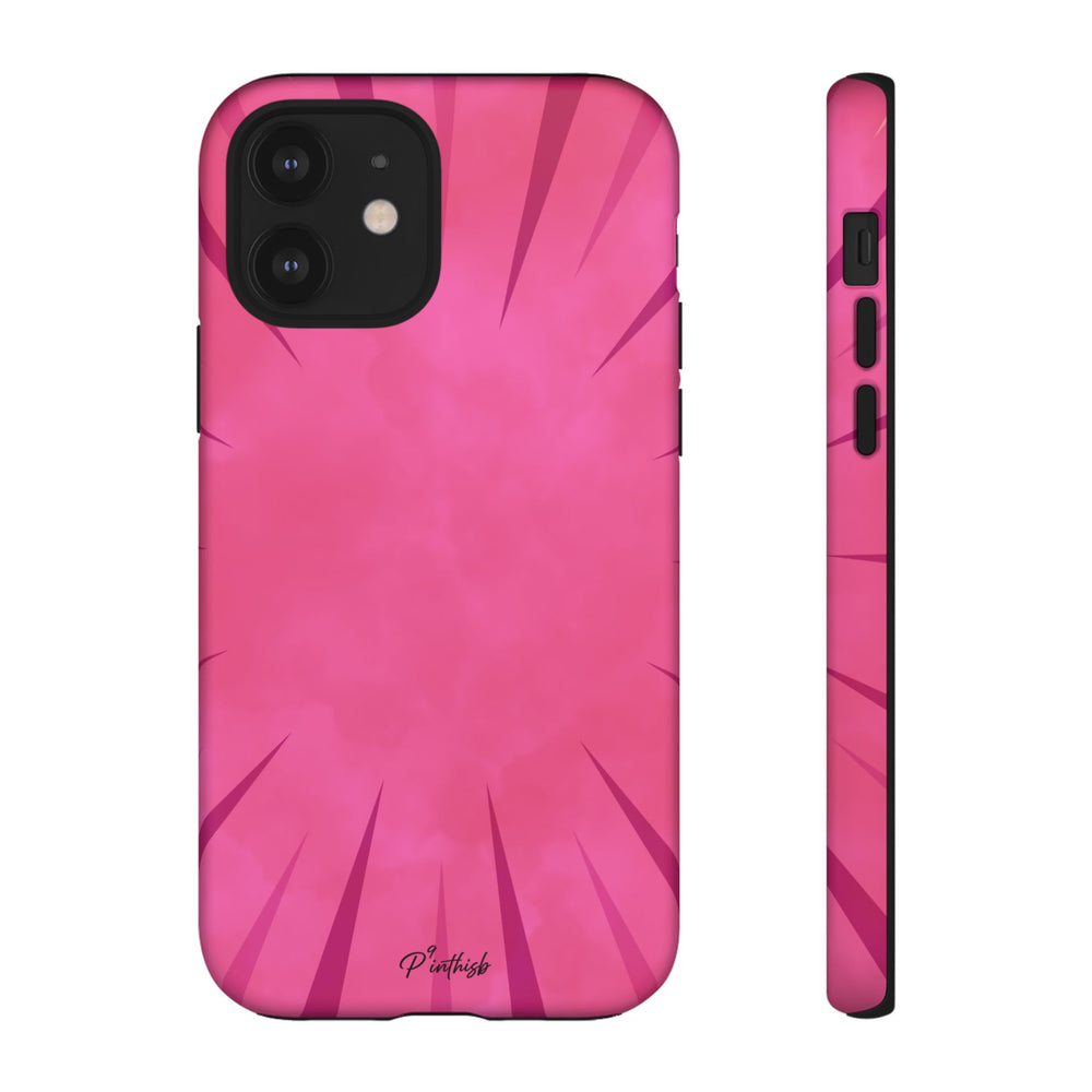 Pink Burst Tough Phone Case