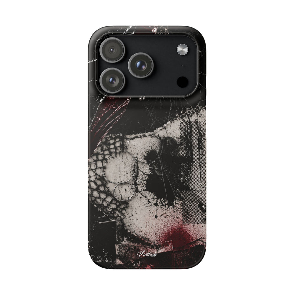 Midnight Static Snap Phone Case