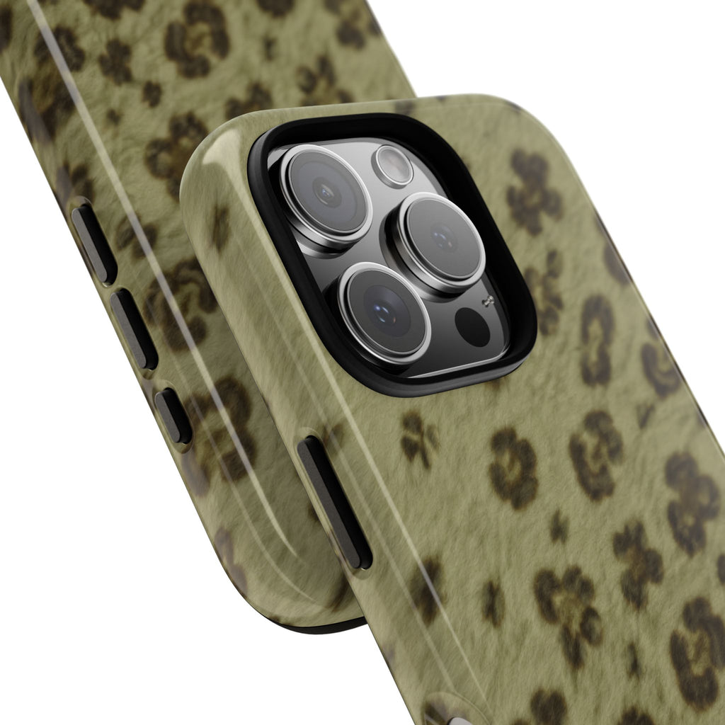 Olive Leopard Print Tough Case