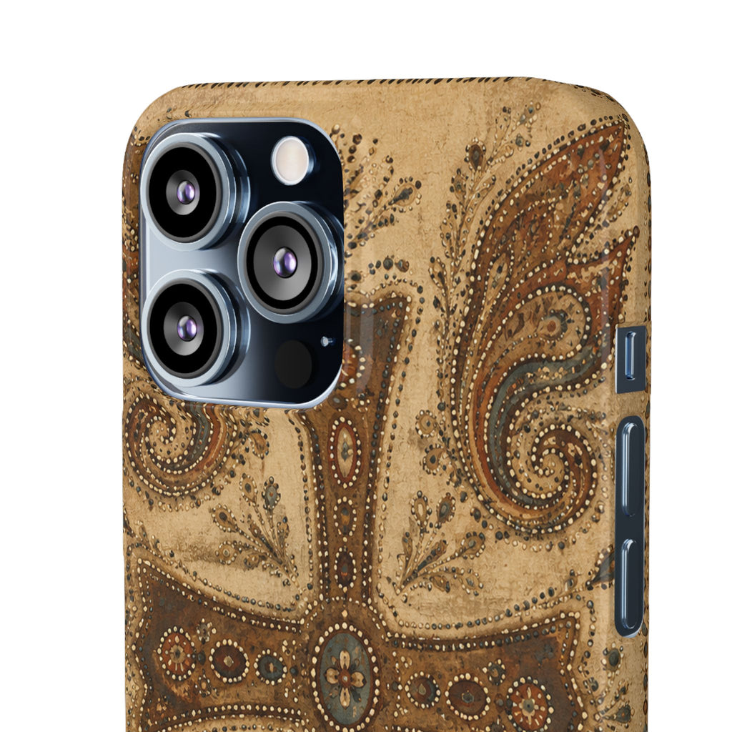 Cross Paisley Snap Case