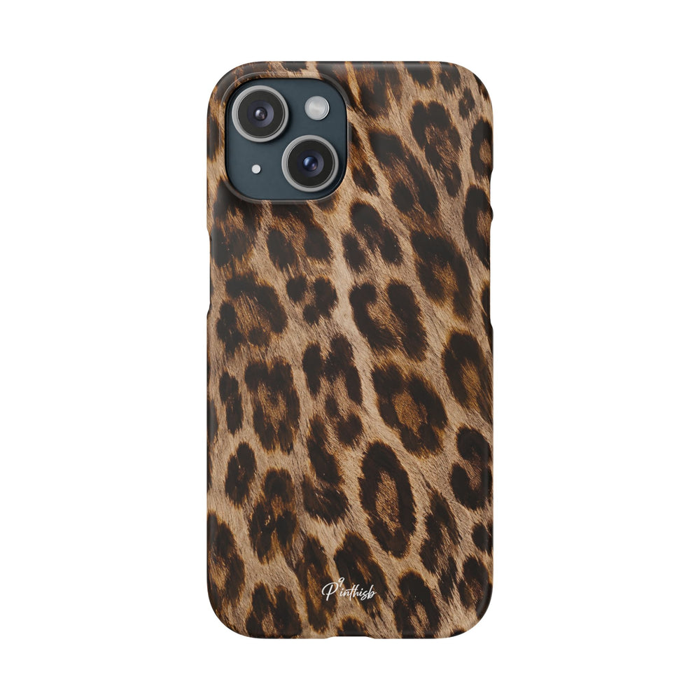 Leopard Print Snap Phone Case