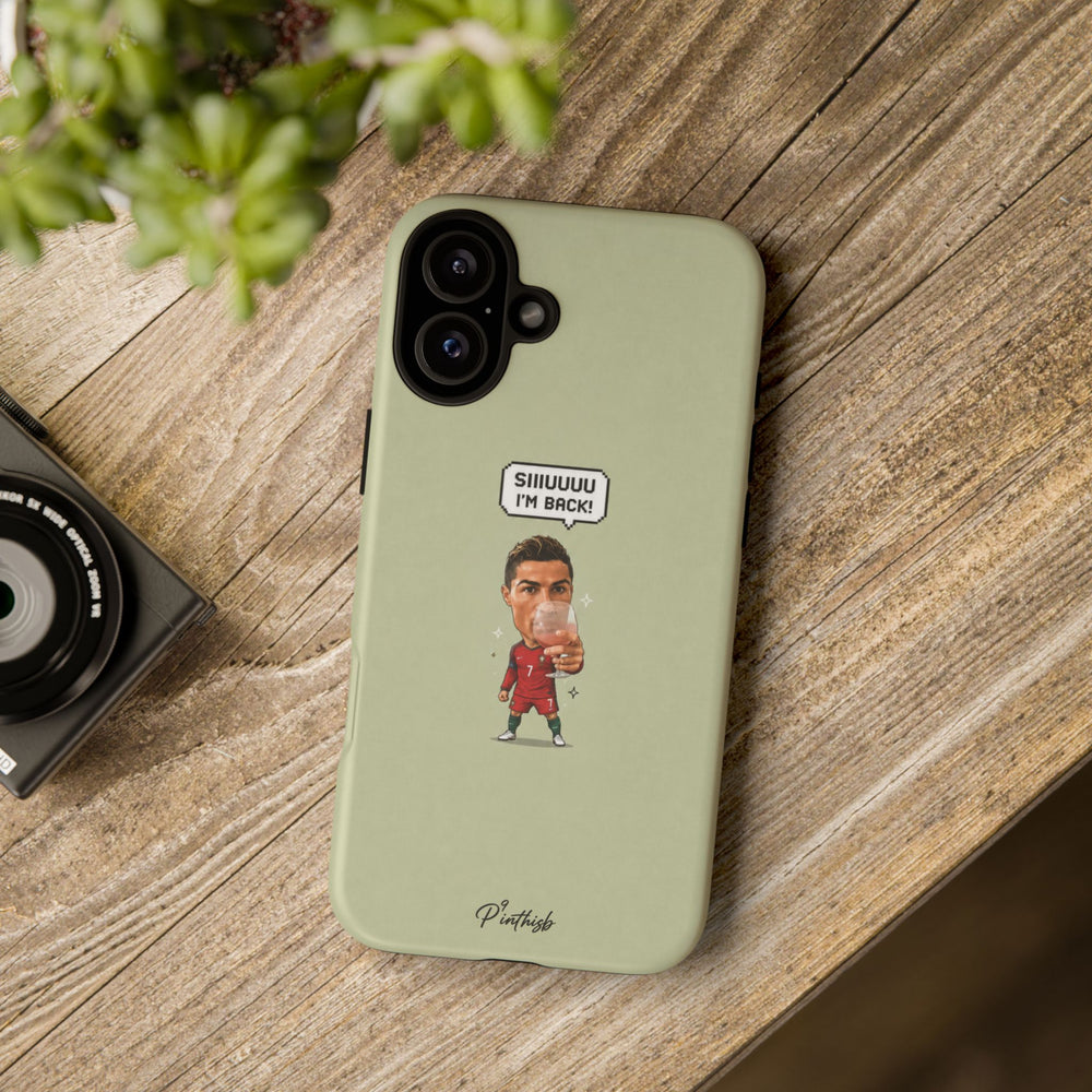 "SIIUUU, I'M BACK" CR7 Tough Phone Case