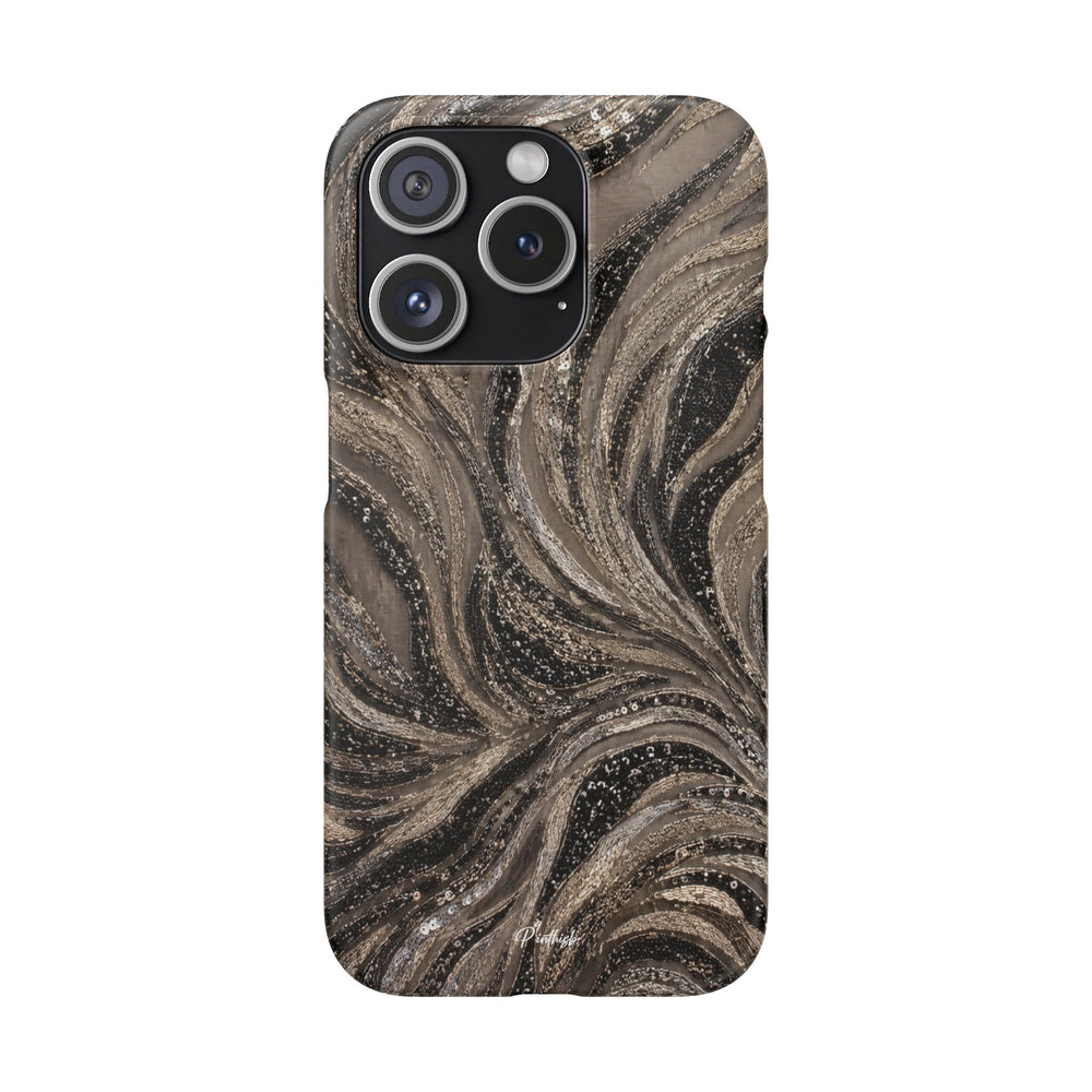 Neutral Swirl Protective Snap Case