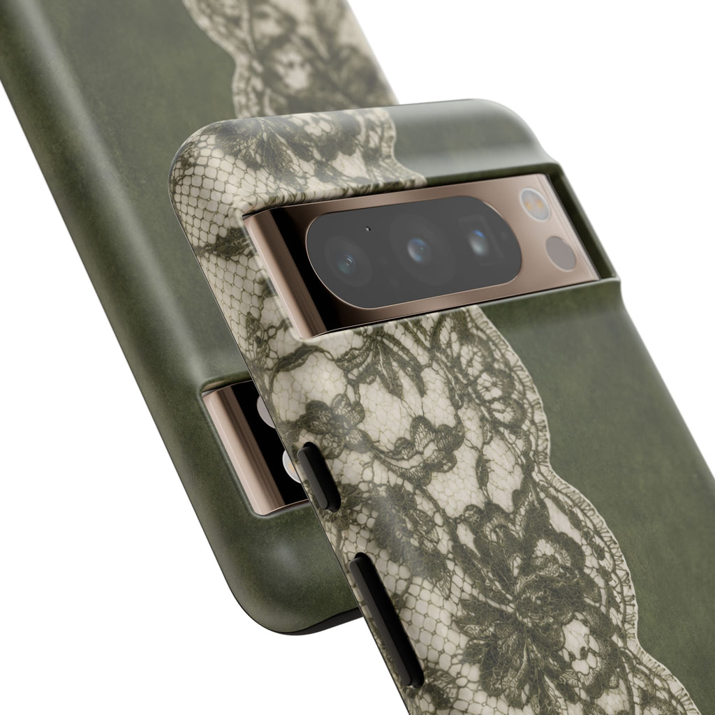 Olive Lace Tough Case