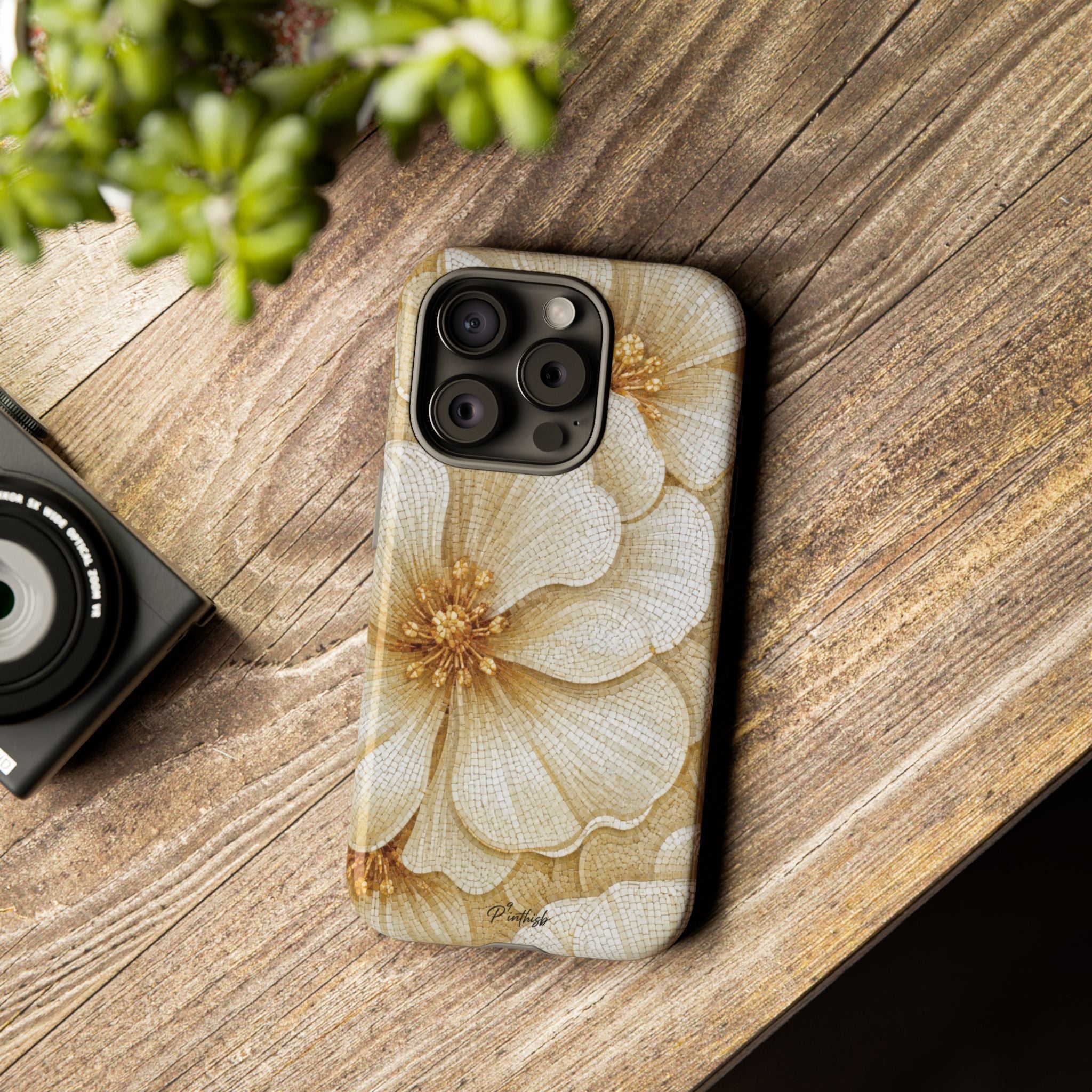 Floral Gold Bloom Tough Case