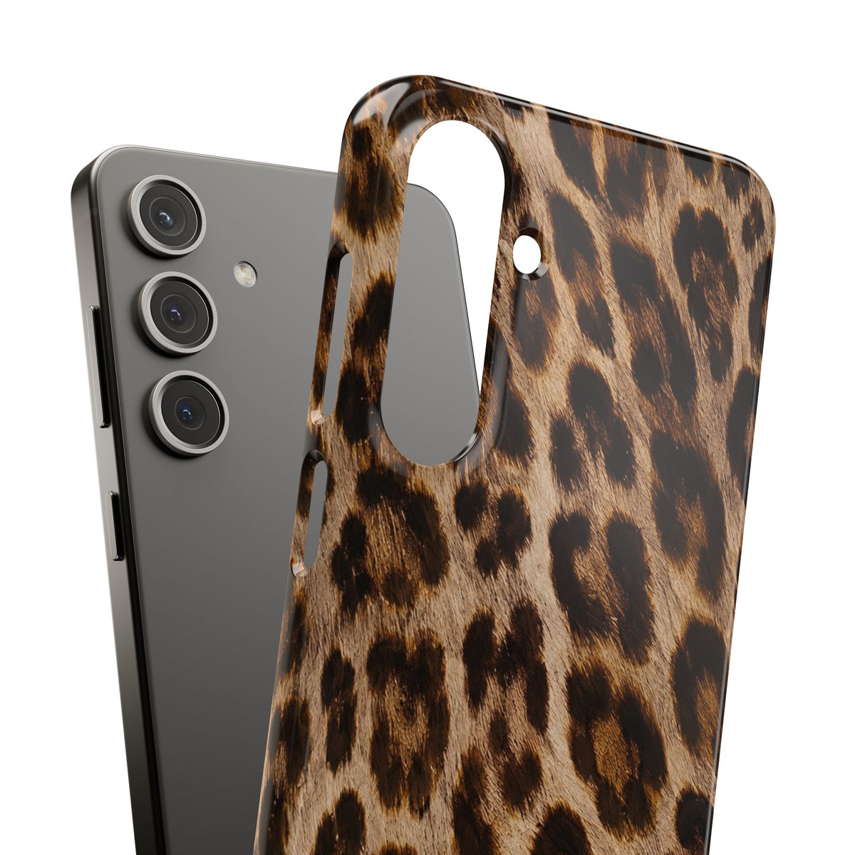 Leopard Print Snap Phone Case