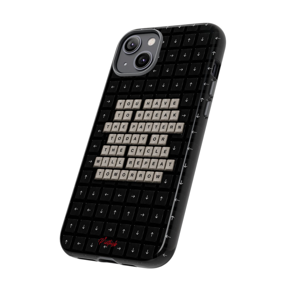 "Break the pattern" Keyboard Tough Case