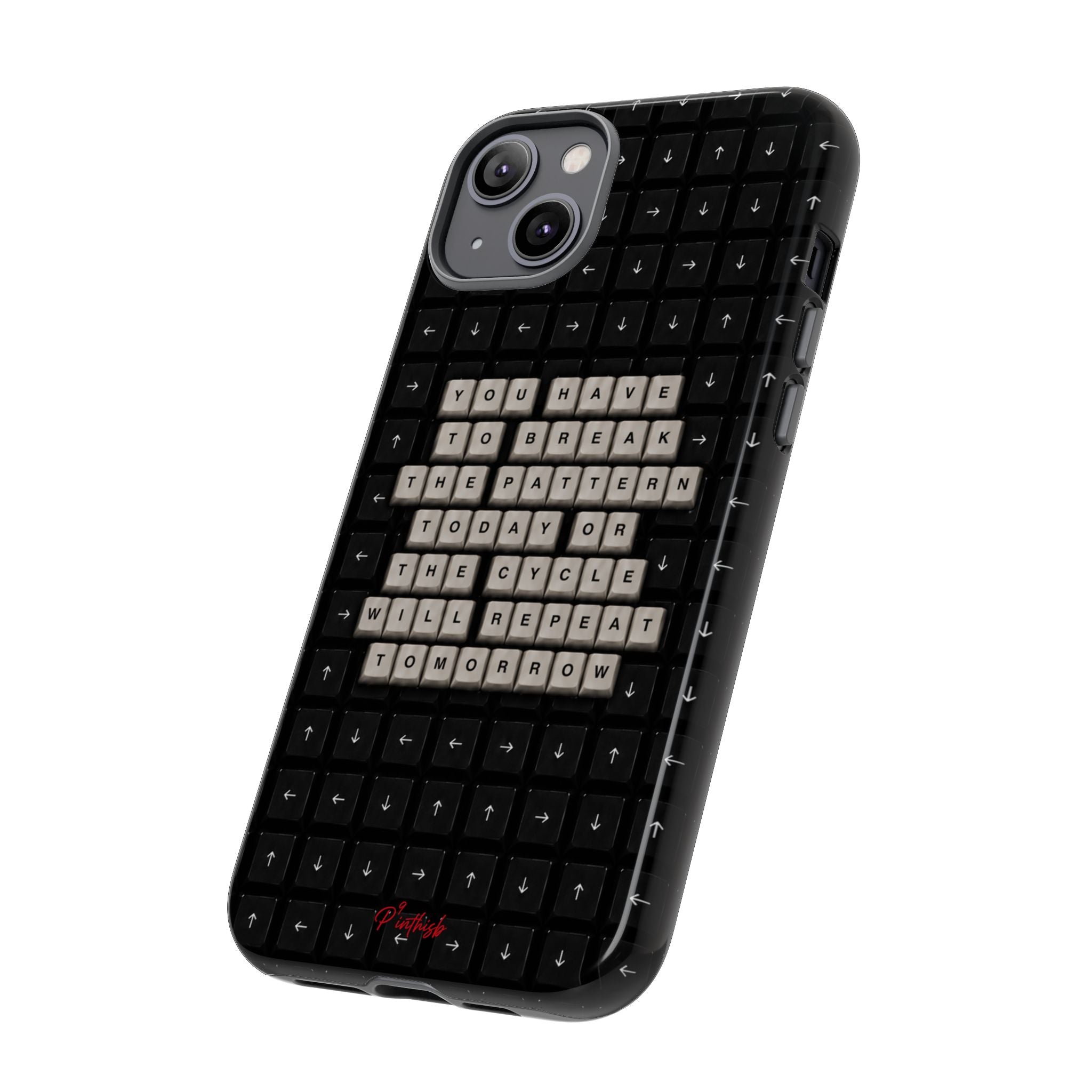 "Break the pattern" Keyboard Tough Case