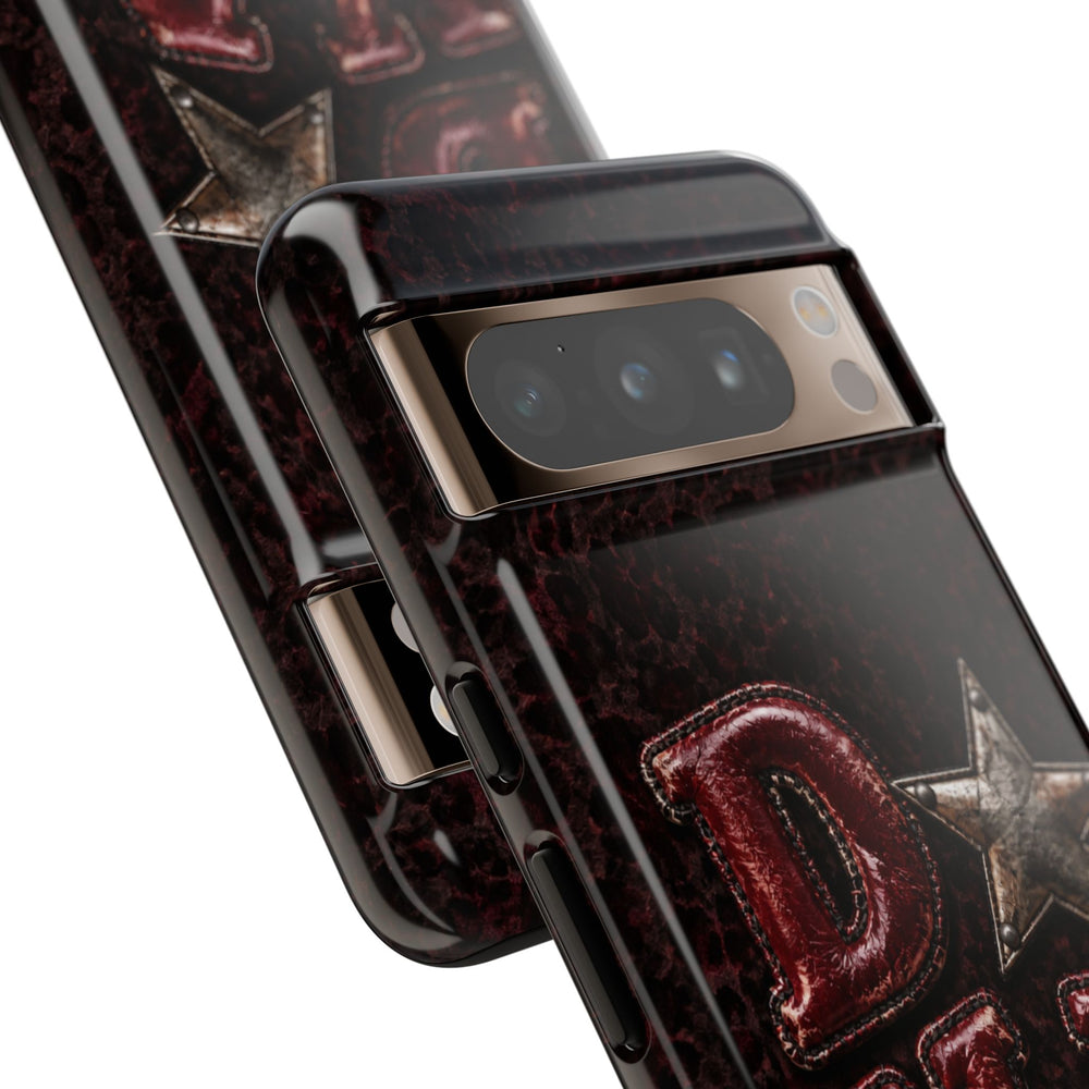 Geometric Blue Diamond Tough Phone Case
