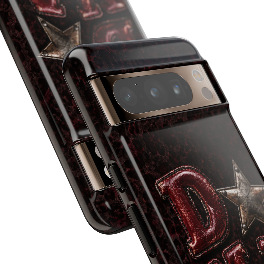 Geometric Blue Diamond Tough Phone Case