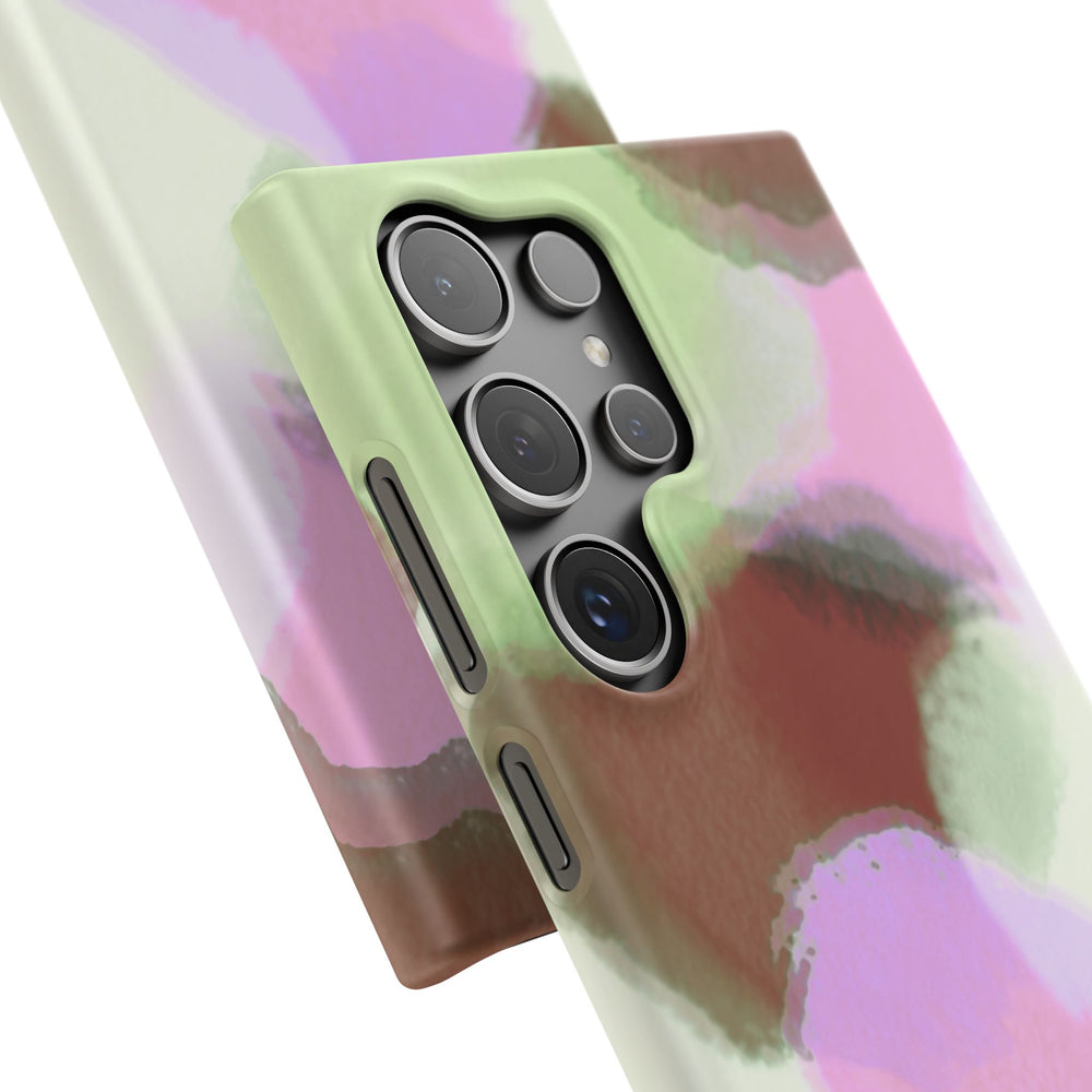 Abstract Pastel Camouflage Snap Phone Case
