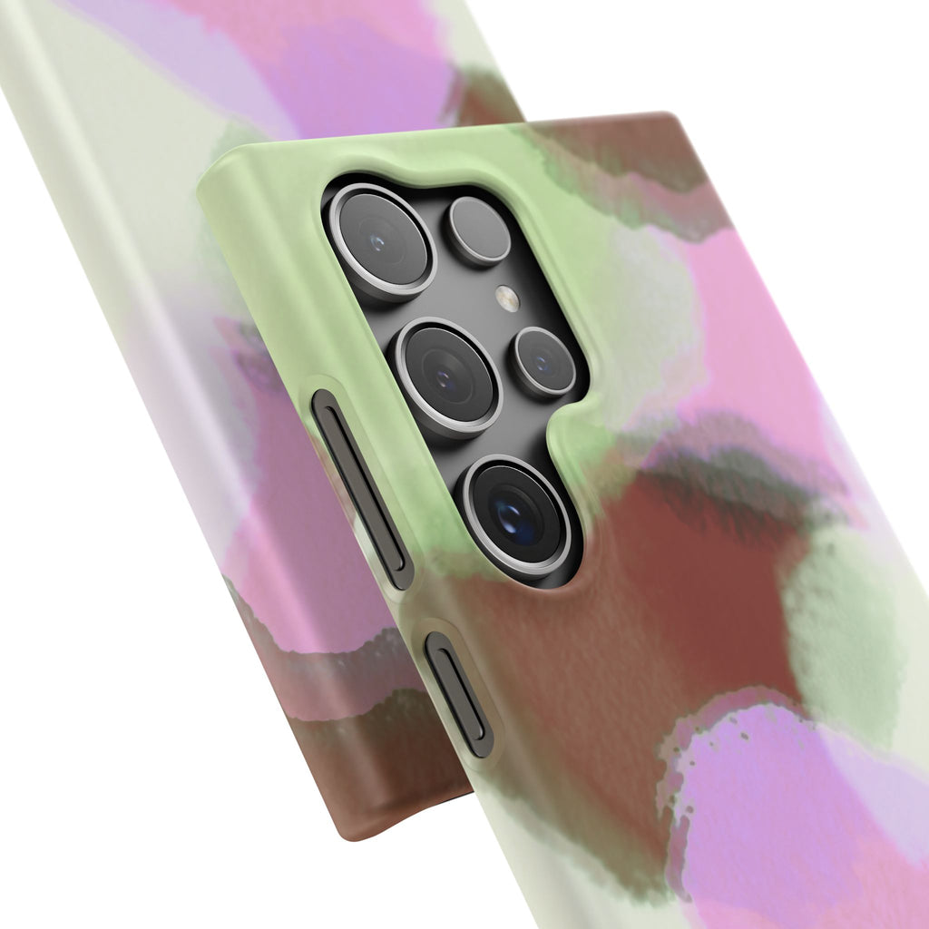 Abstract Pastel Camouflage Snap Phone Case
