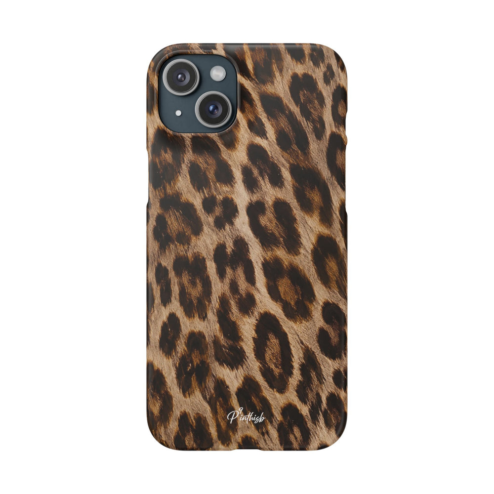 Leopard Print Snap Phone Case