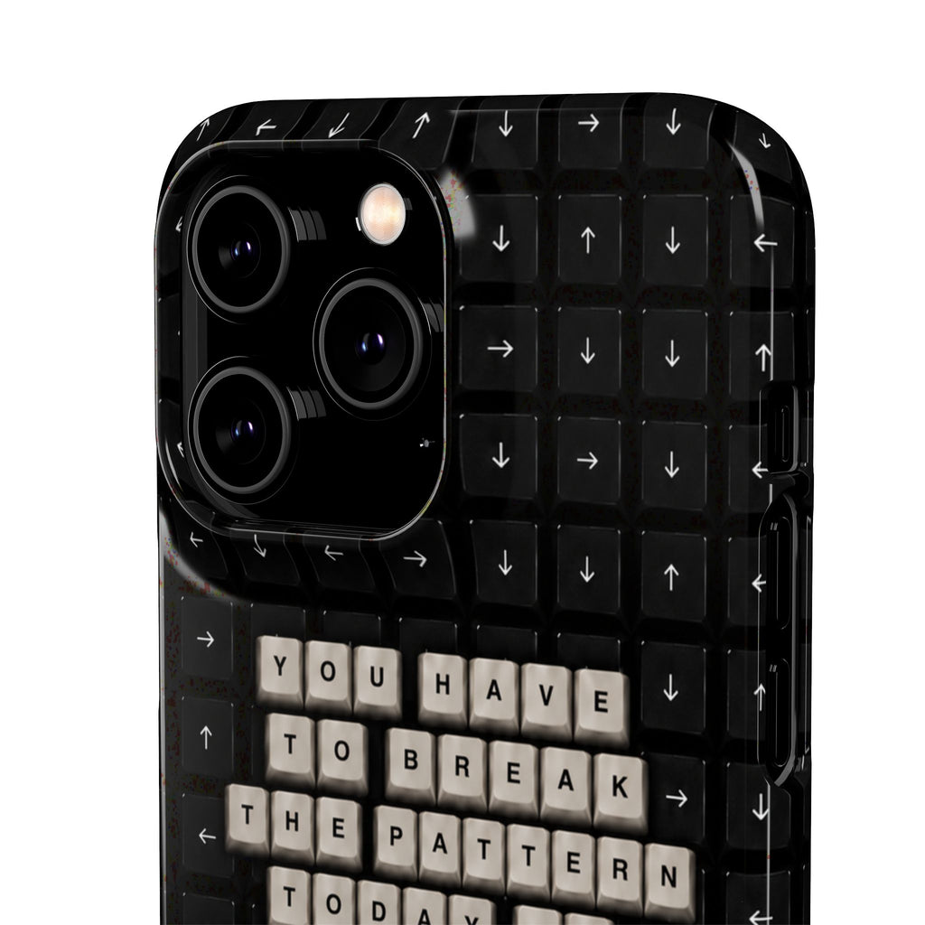 "Break the pattern" Keyboard Snap Case