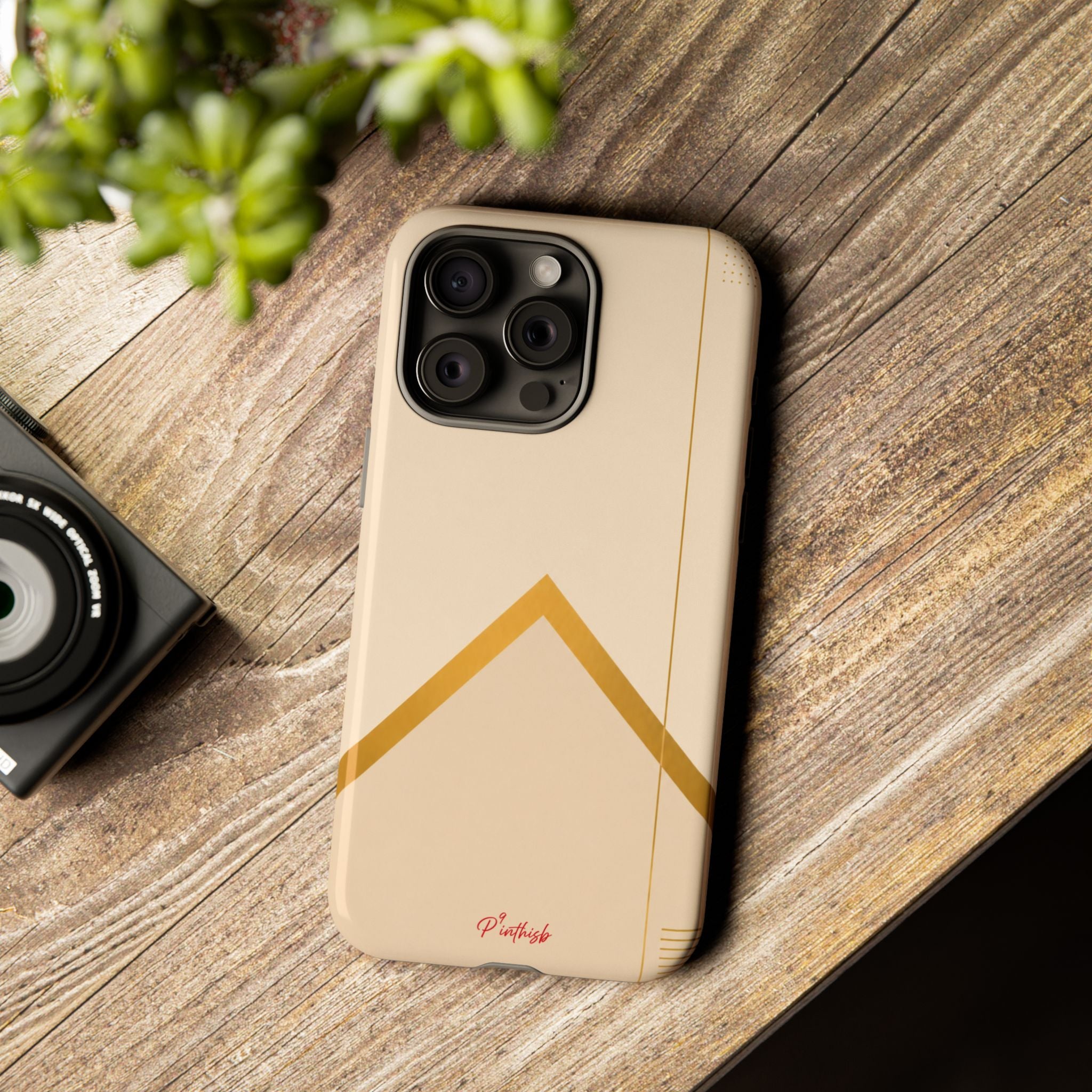 Gold Malboro Inspired Tough Phone Case