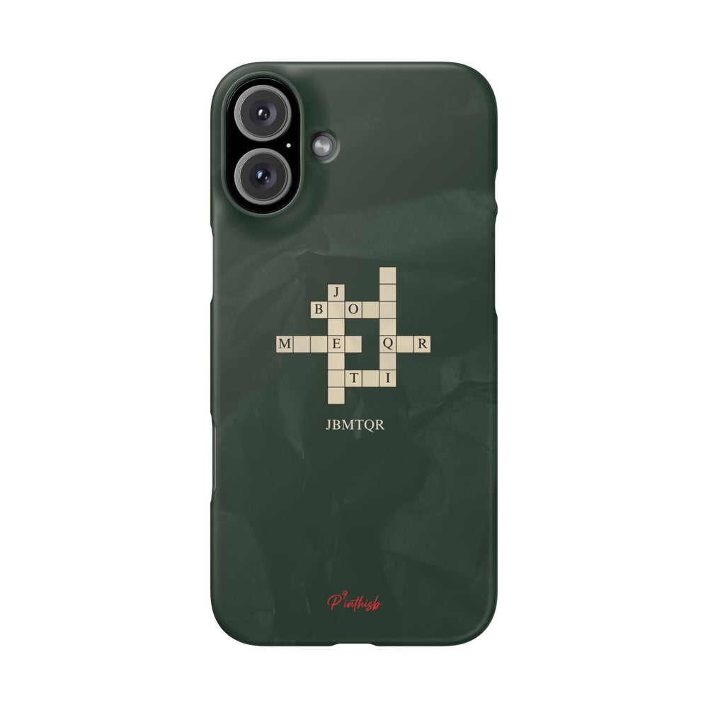 "JBMTQR crossword" Snap Phone Case