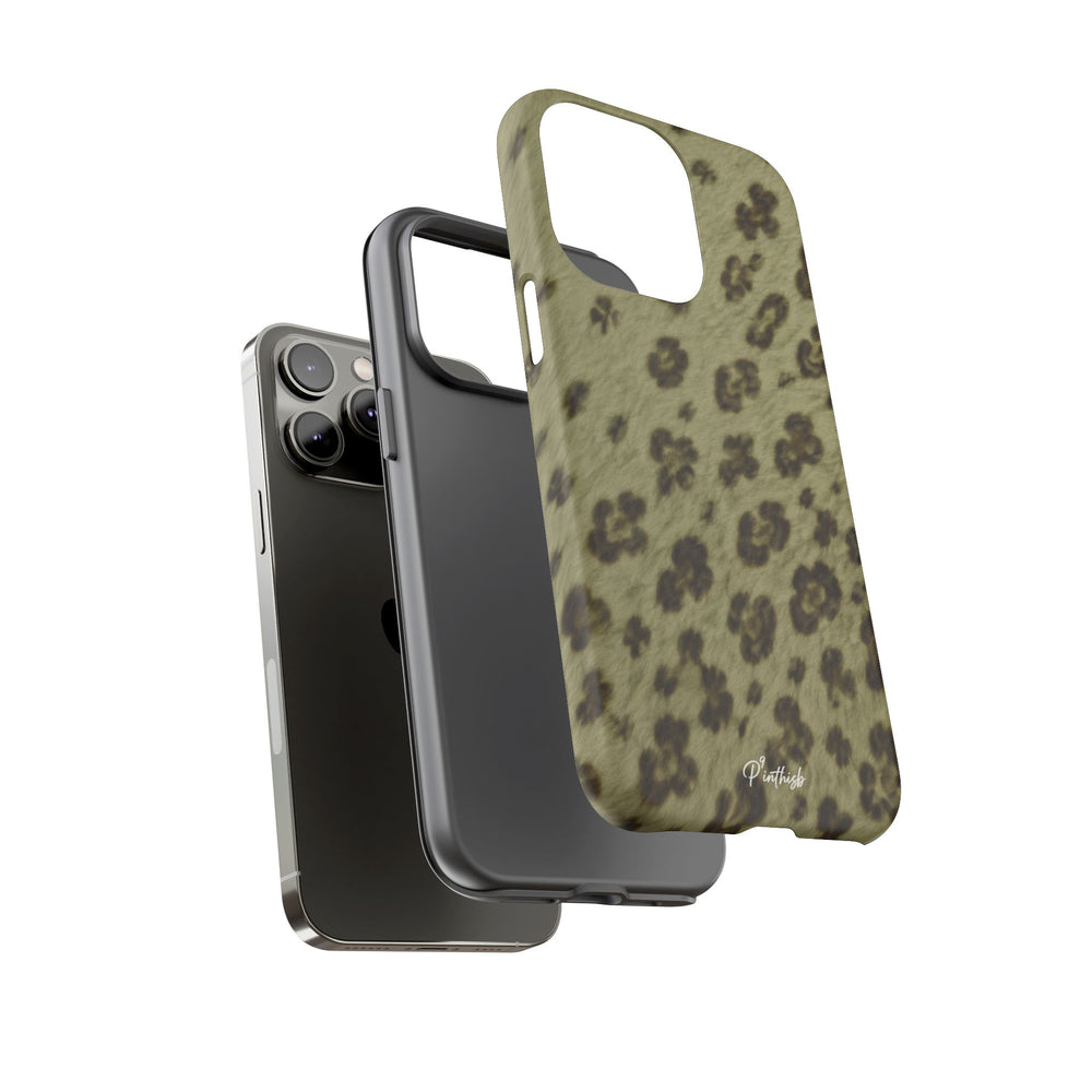 Olive Leopard Print Tough Case