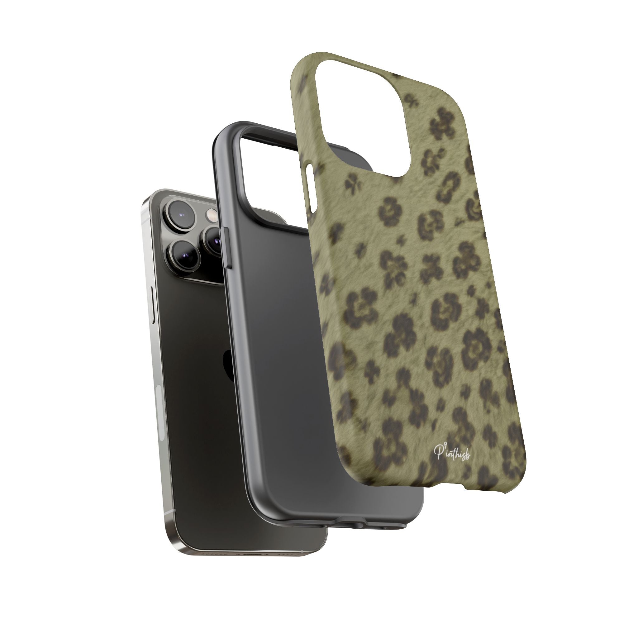 Olive Leopard Print Tough Case