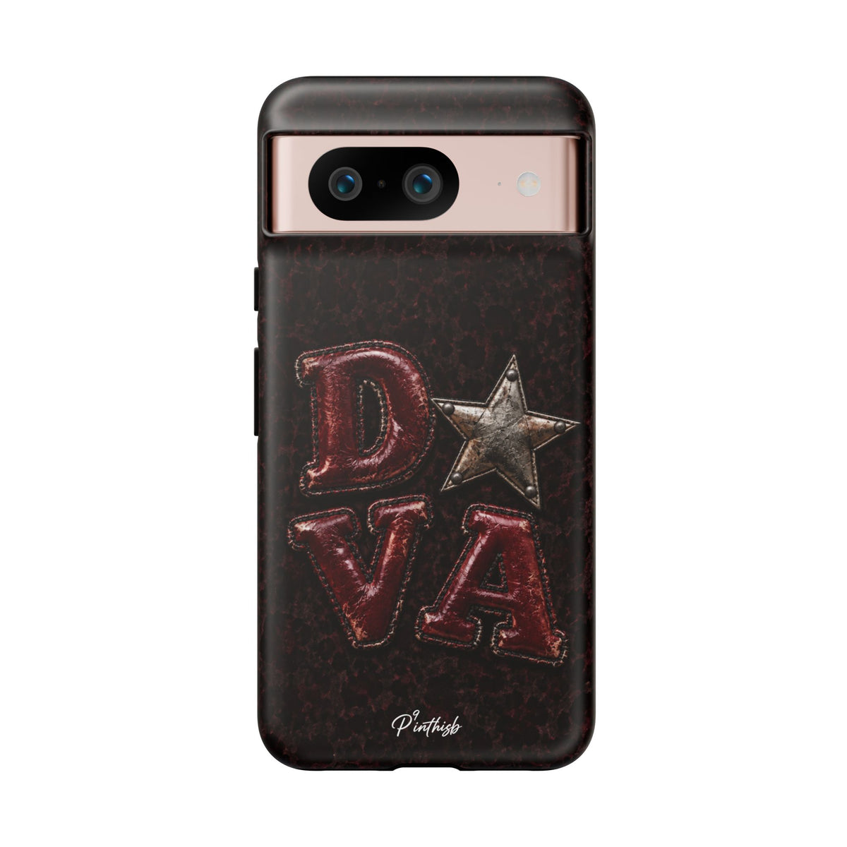 Geometric Blue Diamond Tough Phone Case